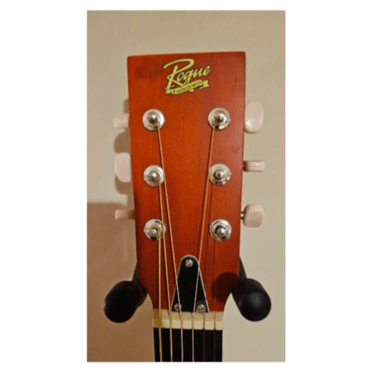 Rogue Acoustic Guitar Signed by Trace Adkins with Distinctive Features