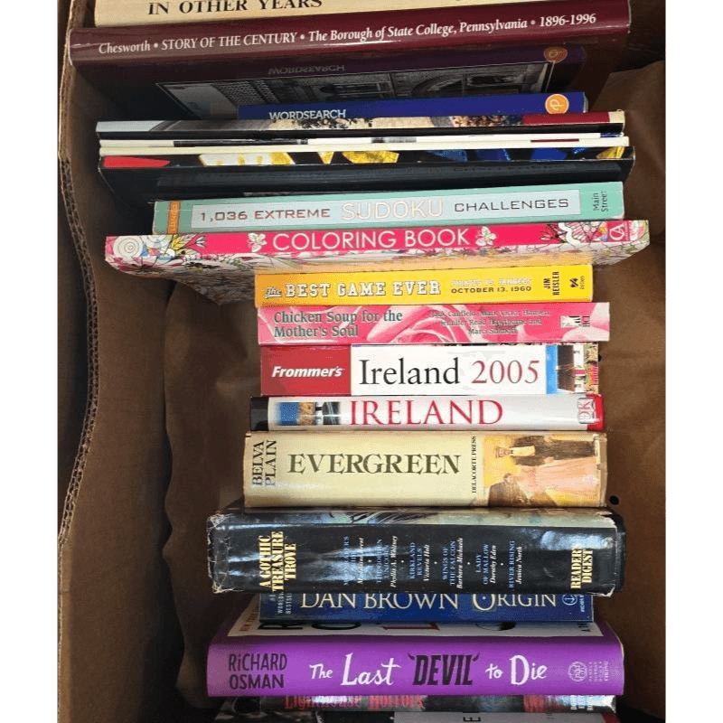 Assorted Fiction and Travel Books